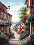 Town 5d Diy Diamond Painting Kits UK Handwork Hobby MJ8624