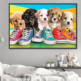 Dog 5d Diy Diamond Painting Kits UK Handwork Hobby MJ8999