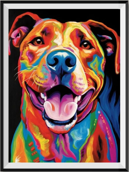 Dog 5d Diy Diamond Painting Kits UK Handwork Hobby MJ9136