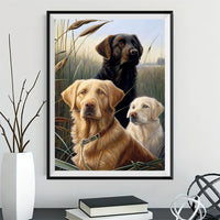 Dog 5d Diy Diamond Painting Kits UK Handwork Hobby MJ9150