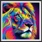 Lion 5d Diy Diamond Painting Kits UK Handwork Hobby MJ9185