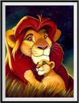 Lion 5d Diy Diamond Painting Kits UK Handwork Hobby MJ9232