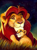 Lion 5d Diy Diamond Painting Kits UK Handwork Hobby MJ9232