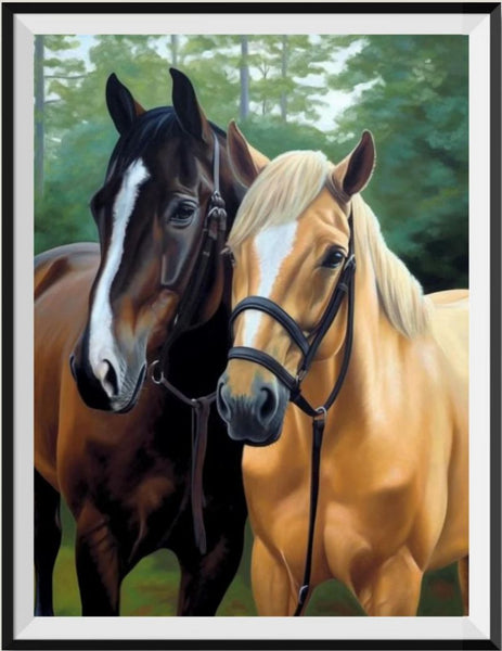 Horse 5d Diy Diamond Painting Kits UK Handwork Hobby MJ9412