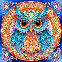 Owl 5d Diy Diamond Painting Kits UK Handwork Hobby MJ9518