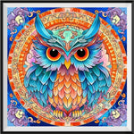 Owl 5d Diy Diamond Painting Kits UK Handwork Hobby MJ9518