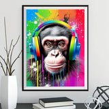 Monkey 5d Diy Diamond Painting Kits UK Handwork Hobby MJ9611