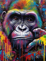 Monkey 5d Diy Diamond Painting Kits UK Handwork Hobby MJ9616