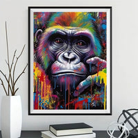 Monkey 5d Diy Diamond Painting Kits UK Handwork Hobby MJ9616