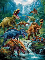 Dinosaur 5d Diy Diamond Painting Kits UK Handwork Hobby MJ9720