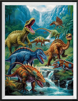 Dinosaur 5d Diy Diamond Painting Kits UK Handwork Hobby MJ9720