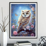 Owl 5d Diy Diamond Painting Kits UK Handwork Hobby MJ9766