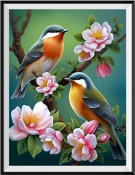 Bird 5d Diy Diamond Painting Kits UK Handwork Hobby MJ9955