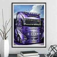 Truck 5d Diy Diamond Painting Kits UK Handwork Hobby NB0026