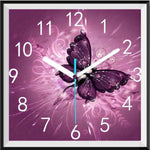 Clock 5d Diy Diamond Painting Kits UK Handwork Hobby NB0206