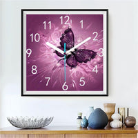 Clock 5d Diy Diamond Painting Kits UK Handwork Hobby NB0206