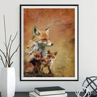 Fox 5d Diy Diamond Painting Kits UK Handwork Hobby PX3749782