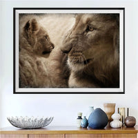 Lion 5d Diy Diamond Painting Kits UK Handwork Hobby PX567036