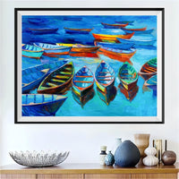 Boat 5d Diy Diamond Painting Kits UK Handwork Hobby RF17851974