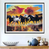 Horse 5d Diy Diamond Painting Kits UK Handwork Hobby SS1134300746