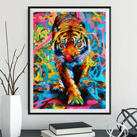 Tiger 5d Diy Diamond Painting Kits UK Handwork Hobby SS1855044478