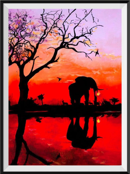 Elephant 5d Diy Diamond Painting Kits UK Handwork Hobby SS1861403728