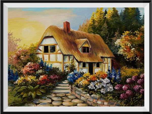 Village 5d Diy Diamond Painting Kits UK Handwork Hobby SS243107812