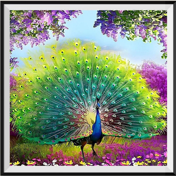 Peacock 5d Diy Diamond Painting Kits UK Handwork Hobby VM1040