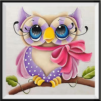 Owl 5d Diy Diamond Painting Kits UK Handwork Hobby VM1154