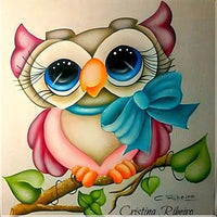 Owl 5d Diy Diamond Painting Kits UK Handwork Hobby VM1370