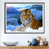 Tiger 5d Diy Diamond Painting Kits UK Handwork Hobby VM3598