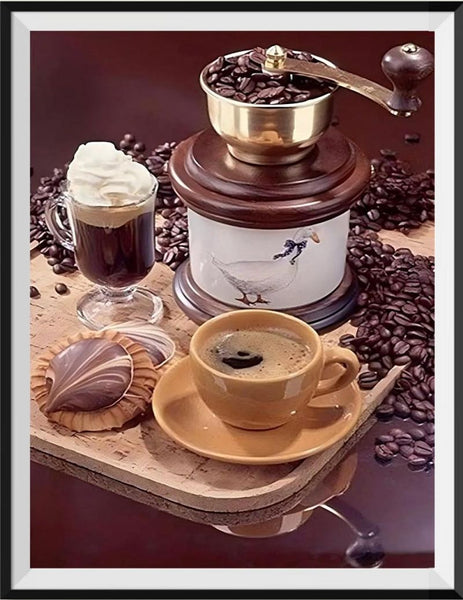 Coffee 5d Diy Diamond Painting Kits UK Handwork Hobby VM42010