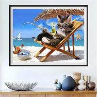 Cat 5d Diy Diamond Painting Kits UK Handwork Hobby VM7353