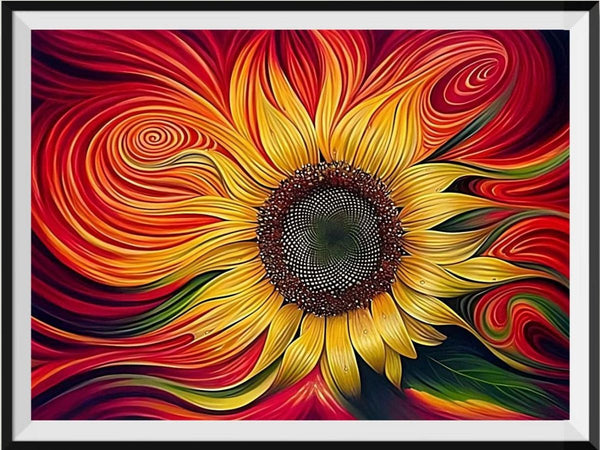 Sunflower 5d Diy Diamond Painting Kits UK Handwork Hobby VM79937