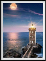 Lighthouse 5d Diy Diamond Painting Kits UK Handwork Hobby VM9051