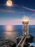 Lighthouse 5d Diy Diamond Painting Kits UK Handwork Hobby VM9051