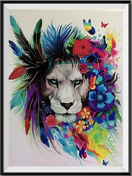 Lion 5d Diy Diamond Painting Kits UK Handwork Hobby VM96033