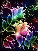 Flower 5d Diy Diamond Painting Kits UK Handwork Hobby VM9719