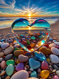 Heart 5d Diy Diamond Painting Kits UK Handwork Hobby FL2283