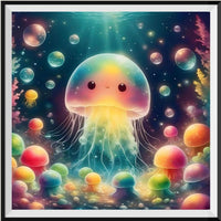 Jellyfish 5d Diy Diamond Painting Kits UK Handwork Hobby FL5387