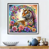 Tiger 5d Diy Diamond Painting Kits UK Handwork Hobby FL3204