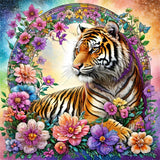 Tiger 5d Diy Diamond Painting Kits UK Handwork Hobby FL3204