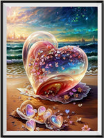 Heart 5d Diy Diamond Painting Kits UK Handwork Hobby FL4706