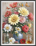 Flower 5d Diy Diamond Painting Kits UK Handwork Hobby FL2367