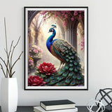 Peacock 5d Diy Diamond Painting Kits UK Handwork Hobby FL4397