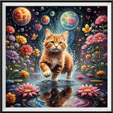 Cat 5d Diy Diamond Painting Kits UK Handwork Hobby FL2052