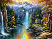 Nature 5d Diy Diamond Painting Kits UK Handwork Hobby FL2384