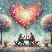 Lover Heart 5d Diy Diamond Painting Kits UK Handwork Hobby FL3459