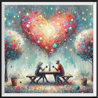 Lover Heart 5d Diy Diamond Painting Kits UK Handwork Hobby FL3459