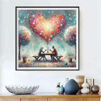 Lover Heart 5d Diy Diamond Painting Kits UK Handwork Hobby FL3459